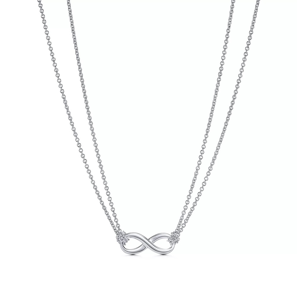 Tiffany & Co. Silver Infinity Necklace